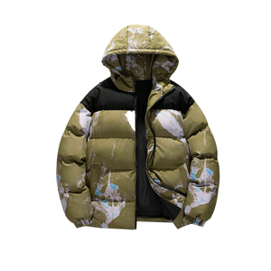 Veste matelassée personnalisé <span class=keywords><strong>Manteau</strong></span> à bulles Veste du Nord Parka d'hiver rembourrée en coton à <span class=keywords><strong>face</strong></span> épaisse pour hommes et femmes - Product Image 1