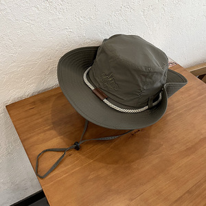 Wholesale Sun UV Protection Outdoor Fishing Hiking Camping Wide Brim <strong>Bucket</strong> <strong>Hat</strong> <strong>Large</strong> Embroidery Logo <strong>Bucket</strong> <strong>Hat</strong> <strong>With</strong> <strong>String</strong> - Product Image 4