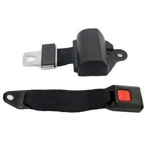 Cinturón DE SEGURIDAD retráctil de 2 puntos ALR para asientos de tractor y autobús, acero duradero, poliéster, ABS, cinturón de seguridad para vehículos