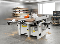 Machine à bois multifonctionnelle italienne C400 5-en-1 avec table coulissante verticale et raboteuse à bois, certifiée CE