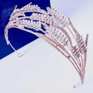 Ford crown victoria mahkota kontes tinggi royal bor pernikahan ulang tahun putri pengantin kristal berlian imitasi mahkota rambut tiara