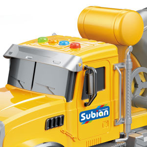 Garçons 1/14 Friction Engineering Véhicule Camion Modèle Jouets Bétonnière Friction Voitures Jouet Inertie Ingénierie Véhicule Jouets - Product Image 3