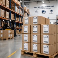 Etiquetas de Código de Barras Térmicas Autoadhesivas, Resistentes al Agua, al Aceite y a los Arañazos, Etiquetas de Precio de Papel para Supermercados y Comercios Minoristas