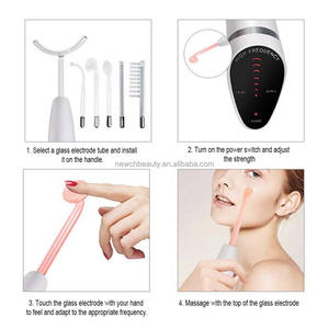 Tongkat frekuensi tinggi 6 In 1 mesin kecantikan mengencangkan kulit wajah alat perawatan wajah penghilang keriput noda jerawat Perawatan Wajah - Product Image 4