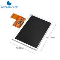 Écran LCD 5 pouces, panneau TFT 40 broches, résolution 800x480 points, module d'affichage matériel standard