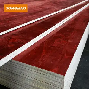 Songmao 30s Reusable Film Faced Plywood 4x8 Birch Plywood For Building