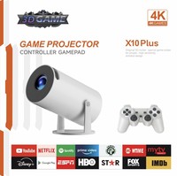 Projecteur intelligent 4K Android 11 HD HY300/X10/HY320/S40/HCS350 avec 2 Go de RAM, machine de jeu portable pour home cinéma, lampes LED LCD, États-Unis Batterie