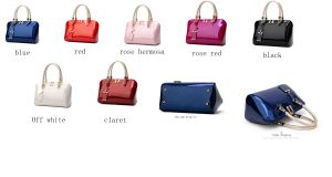 Sac à main décontracté Laby Fashion en PVC avec imprimé bonbon, fermeture éclair, forme d'oreiller, grande capacité, doux pour un usage quotidien - Product Image 4