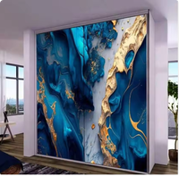 Panel de Pared Decorativo 3D Premium de PVC con Textura de Mármol, Lámina de PVC con Efecto Mármol para Diseño de Sala de Estar y Oficina