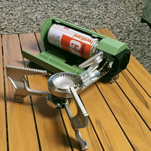 Fabrik Großhandel benutzer definierte tragbare Mini-Gasherd für Outdoor-Camping Leichte faltbare Stahl Butan Kraftstoff einfach für Picknicks - Product Image 3
