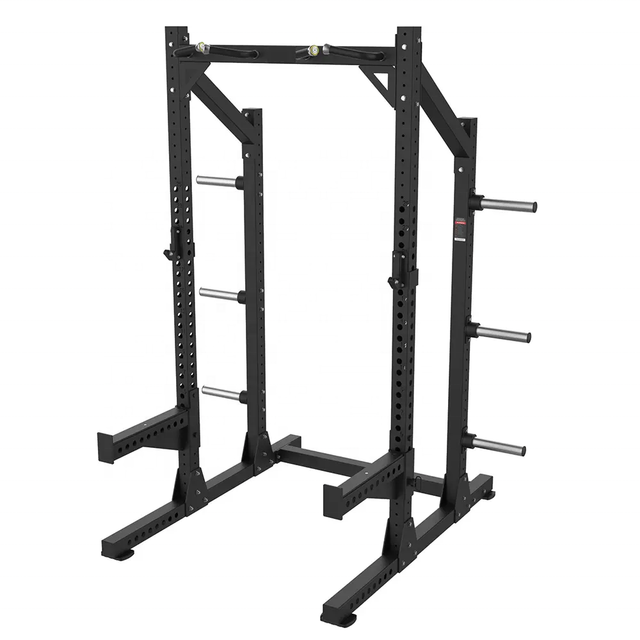 Gym Weightlifting Power Lifting Squat Rack with Cables Strength Training Power Rack with High Quality Metal Material Made