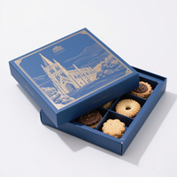 Boîtes d'emballage alimentaire à emporter pour brownie-biscuits et beignets Brownpaperboard avec impression d'estampage