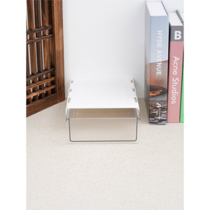 Classico 17x21.3x6.5cm multiuso cassetto cassettiera attaccabile per vestiti di lino in metallo PP - Product Image 1
