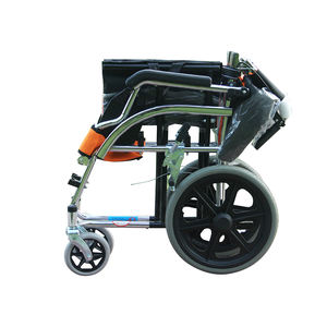 <span class=keywords><strong>Silla</strong></span> de <span class=keywords><strong>ruedas</strong></span> manual de tamaño pequeño para niños, <span class=keywords><strong>estrecha</strong></span> y resistente, fácil de controlar, para cuidado infantil y suministros de terapia de rehabilitación - Product Image 3