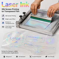 Tinta Láser Holográfica con Efecto Arcoíris Iridiscente para Serigrafía, Etiquetas de Seguridad, Embalaje, Adhesivos e Impresión de Seguridad