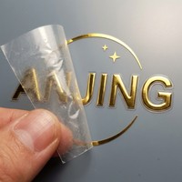 Schnelle Maßanfertigung Metall-Transferetikett 3D Geprägtes Logo für Parfümflaschen Kerzengläser Kosmetik