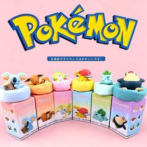 Collection <span class=keywords><strong>Pokémon</strong></span> Style Sommeil – Boîte Mystère Tendance – <span class=keywords><strong>Figurine</strong></span> Officielle en PVC Pikachu Maternité – Peluche à Tenir à la Main - Product Image 1
