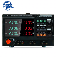 MYAMi 300W 30V 10A Alimentation cc à triple commutation Banc à trois canaux Alimentation cc réglable programmable de haute précision pour laboratoire