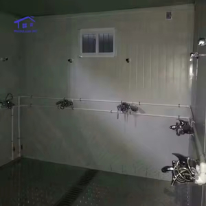 ห้องน้ำเคลื่อนที่พร้อมห้องอาบน้ำฝักบัวแบบบูรณาการภาชนะขนส่ง20Ft สำหรับผู้เข้าชมสถานที่สาธารณะกลางแจ้ง - Product Image 4