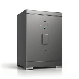 PROWAY <span class=keywords><strong>Coffre</strong></span>-<span class=keywords><strong>fort</strong></span> de porte robuste 26 mm avec serrure électronique à empreinte <span class=keywords><strong>digitale</strong></span> et <span class=keywords><strong>reconnaissance</strong></span> faciale, compartiment caché, modèle en cuir cousu main - Product Image 1