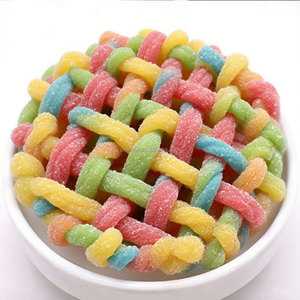 Bonbons gélifiés fruités multicolores 3D OEM en vrac, emballage personnalisé, gomitas, bonbons gélifiés, <span class=keywords><strong>sable</strong></span> acide, doux et moelleux - Product Image 3