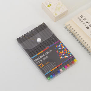 Stylos de couleur à pointe fine, 100 couleurs, marqueurs pour dessin artistique, prise de notes, calendrier avec écriture double face - Product Image 3