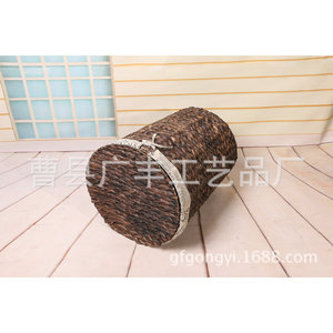 Cestas de lavandería de mimbre, cesta redonda de almacenamiento para ropa, organizador para lavandería, tipo vertical, GF 18, condado de Cao, Shandong - Product Image 4