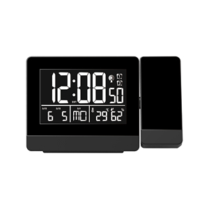 Hiện đại đa chức năng kỹ thuật số bảng đồng hồ báo thức nhiệt độ trong nhà và độ ẩm chiếu USB điện thoại sạc ABS vật liệu nhựa - Product Image 1