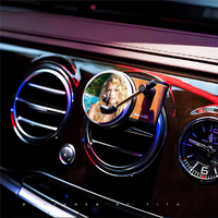 Désodorisant de voiture en forme de tourne-disque rétro, directement de l'usine, avec disques interchangeables et design de bras de lecture doré