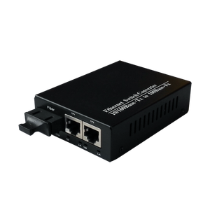 Mejor Precio, Gran Oferta: Convertidor de Medios de Fibra Dual 2 RJ45+10/100M, Transceptor Óptico Monomodo de Doble Fibra - Product Image 4