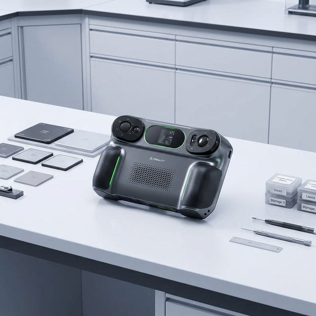 For Sermoon P1 Professional Full Color 3D Scanner with 6-Inch Touchscreen WiFi 7 and Replaceable Battery