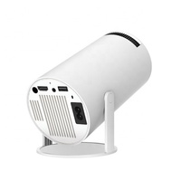 EASUNTECH 800p Android 11 WiFi Sans Fil LCD 4K 260 Lumens Projecteur Home Cinéma Batterie Intégrée - Mini Portable HY300 Pro Max