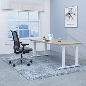 होम ऑफिस फर्नीचर एर्गोनोमिक स्मार्ट सीट लिफ्ट मोशन डेस्क इलेक्ट्रिक ऊंचाई समायोज्य 4 चरण मोटर स्टैंडिंग डेस्क - Product Image 2