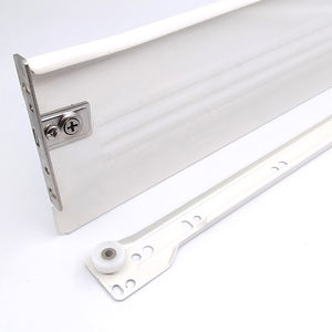 Boîte métallique pour meubles de 118mm Boîte à tiroirs d'épaisseur 1.2mm enduite de poudre Boîte à outils à rouleaux coulissants Rail à rouleaux avec panneau - Product Image 6