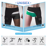 Sport cuisse Compression manchon taille soutien hanche orthèse aine Wrap sciatique nerf orthèse pour hanche fléchisseur arthrite tiré Muscles