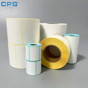 <b>Thermal</b> Label Sticker Roll 100x150 <b>Top</b> Coated OEM Service Available <b>Thermal</b> Roll Sticker for Supermarket Invoice Delivery - Product Image 1