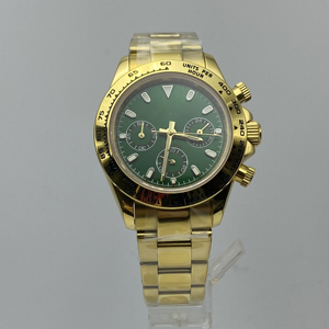 Reloj Deportivo Cronógrafo de Lujo para Hombre con Movimiento VK63, Correa de Acero Inoxidable, Resistente al Agua, Estilo Casual - Product Image 6