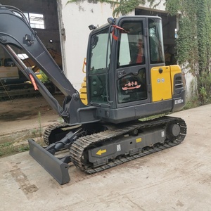 Excavadora de cadenas Volvo EC60D usada en buen estado en Shanghái, original de Corea - Product Image 3