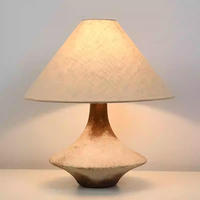 Lampe de table en céramique de style vintage antique, très vendue, Wabi Sabi, pour salon, chambre à coucher, chevet, bureau