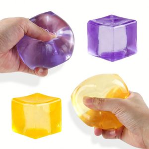 Cross Border Oversized 55cm Maltose-style Thermoplastic <b>Rubber</b> Ice Cube Squishy Stress-relief Toy with Slow-rebound square <b>Block</b> - Product Image 4
