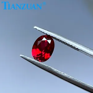 TIANZUAN Jewellery Synthetic Corundum Gems With Inclusion Inside The Cultivation Of Rubies In The Tiara Laboratory