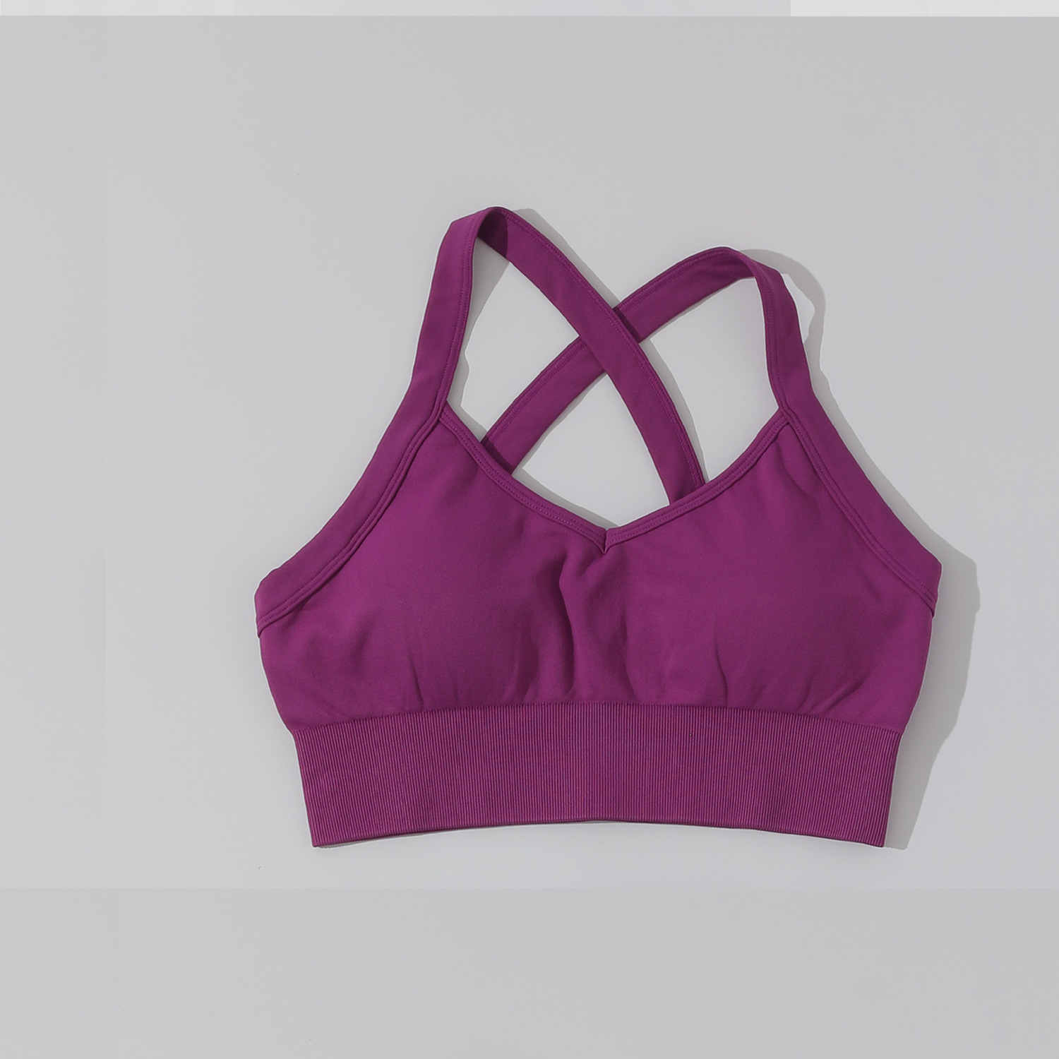 Cross Bra (Dark Purple)