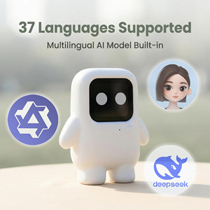 Zibby <span class=keywords><strong>Robot</strong></span> Intelligente 4G con Chatbot AI |   Giocattoli Educativi AI per Bambini con Schermo Touch, Wi-Fi, ChatGPT, Scheda SIM e Servizio OEM - Product Image 3