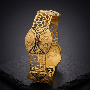 Pulseras Kada de Latón Chapado en Oro de 14K, 18K, 24K al por Mayor, Joyería de Moda, Pulseras Tradicionales, Joyería de Lujo, Brazalete, Oro, Joyería - Product Image 2