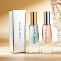 Flacon de parfum en gros vide 10 ml Flacon de parfum carré transparent Mini flacon de parfum avec couvercle
