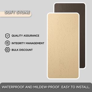 Azulejos de travertino suave y moderno, acabado <span class=keywords><strong>mate</strong></span>, revestimiento de paredes Interior Exterior Flexible, resistente al agua para comedor al aire libre, sala de estar - Product Image 5