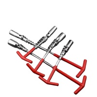 Clé à douille universelle rotative à 360° en acier métrique de qualité industrielle OEM pour bougies d'allumage, outil de réparation automobile avec capacité de 1000 lb-in