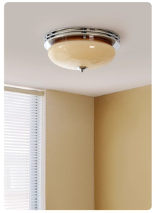 Ventilateur de plafond contemporain avec télécommande, lumière blanche chaude 3500K, Ra80, couvercle en acrylique, base en bois, design suspendu, salon, IP44 - Product Image 2