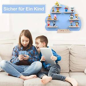 Mensola magnetica in legno <span class=keywords><strong>a</strong></span> forma di <span class=keywords><strong>nuvola</strong></span> per tonie box regal - Product Image 2