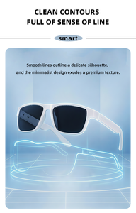 <span class=keywords><strong>Gafas</strong></span> de Audio Inteligentes A02 con Diseño Abierto, BT5.3, Carga Magnética, Llamadas Manos Libres, Lentes Reemplazables, <span class=keywords><strong>Gafas</strong></span> de Sol, Resistentes al Agua IP68 - Product Image 1